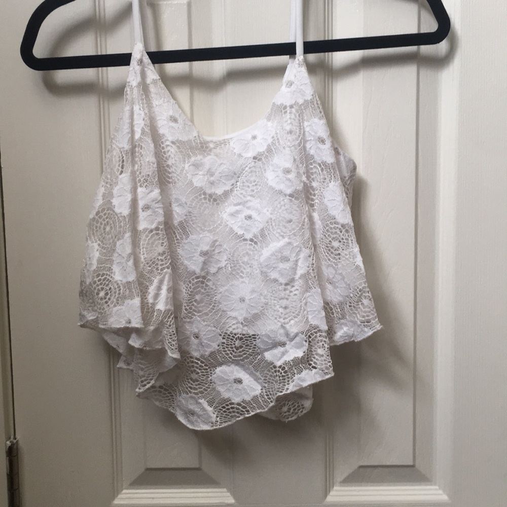 Lacy crop top
